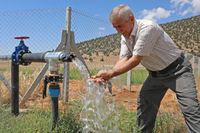 Arıtma suyu kurak ovaya can verdi