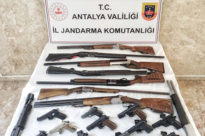 Korkuteli’de ruhsatsız silah operasyonu: 10 şüpheliye soruşturma
