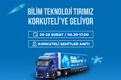 Kepez’in Bilim ve Teknoloji TIR'ı Korkuteli’de
