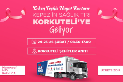 Kepez Sağlık Tırı İlçemize geliyor