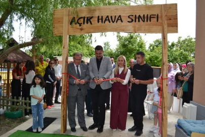 Nadide Ahmet Balaban Anaokulunda Açık Hava Sınıfı Açıldı