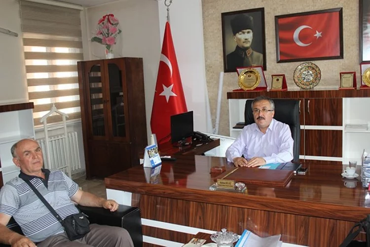 Mustafa Ata Bilgiç’i ziyaret etti