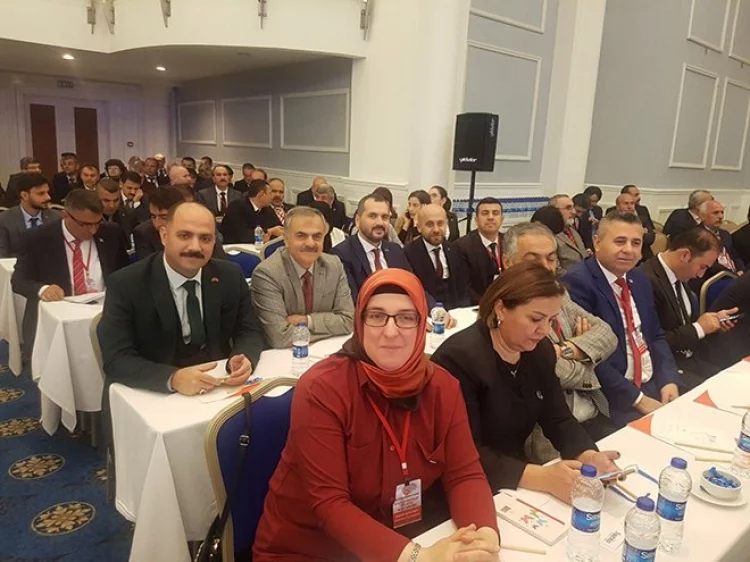 MHP İlçe Başkanları toplantısına katıldı