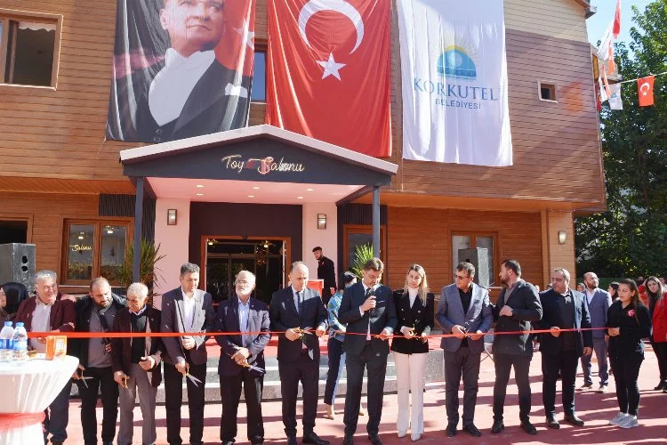 Büyükköy Sosyal Tesis ve Toy Düğün Salonu açıldı