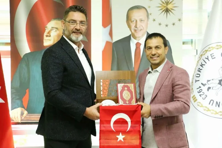 Ömer Başkan’dan Başkan Eroğlu’na Ziyaret